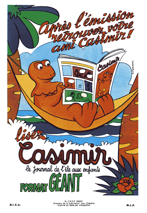 Pub pour Casimir le copain de Nestor